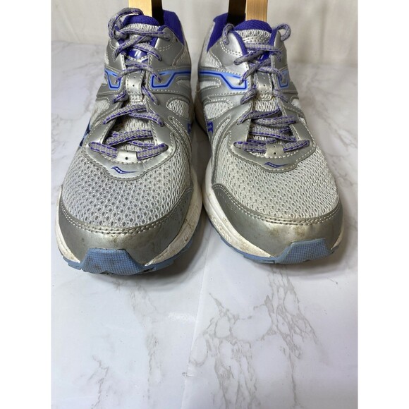 Saucony Women's Cohesion 10 Navy/Purple Running Shoe 8.5W  US - Picture 5 of 9
